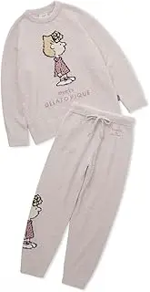 gelato pique(ジェラート ピケ) PWNT251009 Women's Babymoko JQD Pullover & Long Pants Set