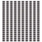 200 PCS 5mm Dark Brown Color Silicone Lined Micro Rings Beads For I Stick5735