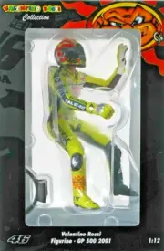 MINICHAMPS 1/12 VALENTINO ROSSI Figurine GP 500 2001 312010046 Limited 7446 pcs