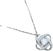 New Grandmother Love Knot Silver Necklace, If Mommy Says No, Grandmother Will, Present For Grandma, Fancy Gifts From Grandchild, Unique gift ideas, Inexpensive gift ideas, Handmade gift ideas,, Sterling Silver, Cubic Zirconia