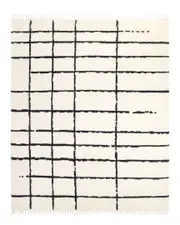 Solo Rugs Paris Bohemian Moroccan Hand-Knotted Wool-Blend Area Rug