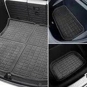 Manan Tesla Model Y Floor Mats Front Rear Trunk +Toolbox Anti-Slip Car Carpets