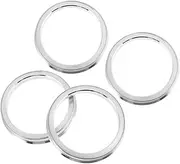 Mikinona 4pcs Hub Centric Rings Lightweight Wheel Hub Rings for Vehicles Durable Center Bore Adapters Stable Support for