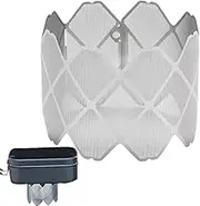 Camp Stove Windscreen | 27cm Folding Stove Windshield | Lightweight Stainless Steel Stove Windshield | Windproof For Camping Stove, Portable Wind Blocker For Backpacking
