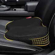kingphenix Wedge Car Seat Cushion: Memory Foam Truck Seat Cushion for Car Seat Driver - Sciatica and Back Pain Relief - Enhancing Driving Comfort
