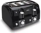 Wide Slot 4-Slice Toaster, Black (003911-100-000)