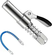Grease Gun Mouthpiece with 30 cm Hose G Coupler for Grease Nipple Locking Pliers Compatible with Cone Nipples Quick Release for Grease Guns