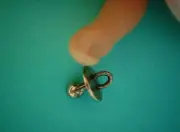 Luxury pacifier for Ellery Kish doll - "Tiffany" for doll nursery diorama