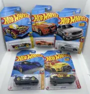 Hot Wheels New - 5 Different Models / Pack of 5 Cars