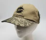 Fisher Snow & Ice Control MOSSY OAK Camo Brim Strapback Hat 2001 New with Tags