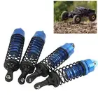 (Dark Blue)4pcs RC Front Rear Shock Absorbers For LOSi Lasernut U4 Tenacity GR