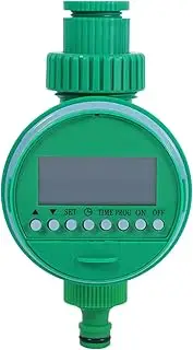 FLEXMAN Automatic Electronic Irrigation Timer, Programmable Watering Time Automatic Digital LCD Electronic Home Water Timer for Garden, Roof Garden, Lawn, Balcony, Courtyard