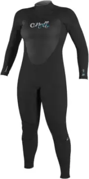 O'Neill Women's Epic 4/3mm Back Zip Full Wetsuit size 8 s/m