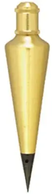 5 Pack Plumb Bob, Brass, 8-oz. 108