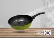 MADE IN KOREA - 3D Diamond Coating Nonstick Wok Cookware 11''(28cm) Cooking Pan