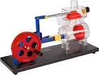 Steam Engine Model Dual-Propelled Steam Engine Physics Experimentational