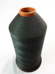 16 Bonded Nylon GREEN Thread Spool - New Bedford Thread Company, weaving craft