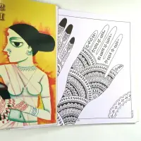 在飛比找樂天市場購物網優惠-[綺異館]印度彩繪書 #3213 Artistic Meha