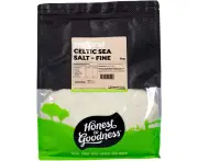 Honest to Goodness Celtic Sea Salt - Fine, 5 Kilograms - Abundant in trace minerals. Light sea-kissed flavour and texture contributes to its mineral magic.