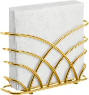 Gold Napkin Holder for Table - Luxurious Metal Napkin Holder for Table, Kitchen
