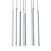 Vencha Centric Metal Modern Minimal 8 Light Drop Pendant Light - Tri-Colour