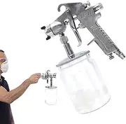 Handheld Paint Sprayer,House Exterior Coating Sprayer - Exterior Cabinets Coating Repair Tool Fence Coating Coloring Equipment