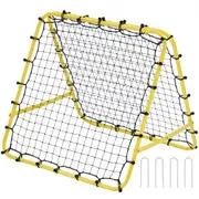 VEVOR 40"x35"x37" Soccer Rebounder Net Kick-Back Portable Football Training Gift