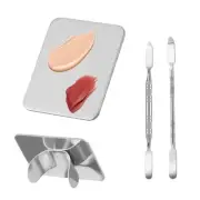 4 Pcs Makeup Mixing Palette Tray Set, Makeup Foundation Palette and Makeup