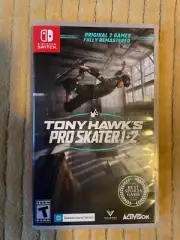 Tony Hawk Pro Skater 1 + 2 Original Box Case Replacement Nintendo Switch