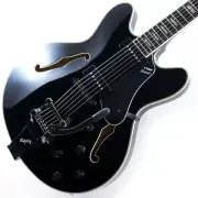 VOX Bobcat V90 with Bigsby Jet Black Electric Guitar with hard case
