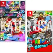 Mario Kart 8 Deluxe + Super Mario Odyssey Switch Brand New Game Special [2017]