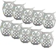 Fake Owl Decoys to Scare Birds Away,Waterproof Owl Bird Deter Devices Outdoor | Waterproof Owls to Keep Birds Away, Owl Bird Deter Devices Outdoor Reflective Bright Colored Light Znet-au