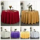 Jacquard Round Table Cloth Polyester Table Cover Wedding Party Tablecloth Modern
