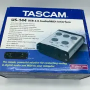 Tascam US-144 Digital Recording USB 2.0 Audio/MIDI Interface
