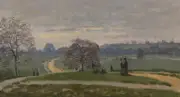 Claude Monet - Hyde Park London Giclee Fine Art Print Reproduction on Canvas 36"