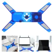 Laptop Stand With LED Cooling Fan Laptop Storage Holder Folding Computer