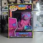 Funko Pop! Godzilla vs. Kong: Godzilla (Black Light) EE Excl. #1348 & Protector
