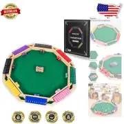 Upgraded Shut The Box Dice Game for 2-8 Players - Vibrant Wooden Math Fun