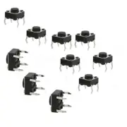 10x Arduino Breadboard Micro Momentary Tactile Push Button Switch 6x6x4.5mm