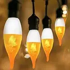 Plastic LED Flame Light Bulbs E14 E27 Flickering Light Bulbs Indoor Outdoor