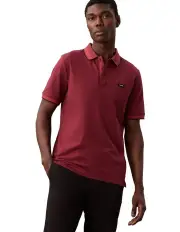[Calvin Klein] Stretch Pique Multi Tipping Polo in Deep Starfire