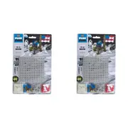 2x 70pc Plus-Plus Lunar Baseplate Kids/Children Educational Building Toy 5y+