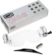 [VQuattro] 100% Vision Speedlab Vision System Roll-Off System, clear for Men One Size