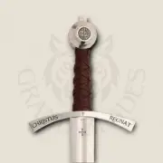 Master Knight's Accolade: Handcrafted Faithkeeper Sword – Templar Edition