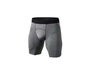 Men'S Compression Shorts Baselayer Cool Dry Sports Tights - Grey