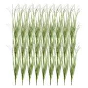 24Pcs Artificial Grass Plants, 20.5" Plastic Fake Wheat Grass Greenery, Red