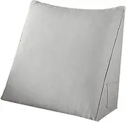 Wedge Pillow Sleep Bed Reat, Adjustable Memory Foam Wedge Pillow for Sleeping Reading, Triangle Pillow Wedge System for Legs and Back Support Pillow Cushion with Removable Cover
