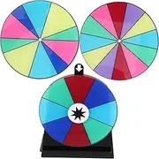 BCOATH Mini Portable Prize Wheel Game Kit Spinning Fortune Wheel for Parties Contests
