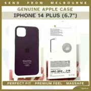 Official Apple Silicone Case with MagSafe for iPhone 14 Plus - Elderberry Purple