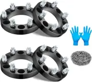 BDFHYK 6x139.7 Wheel Spacers 1 inch 6x5.5, 6 Lug M14x1.5 Studs & 108mm Hub Bore,